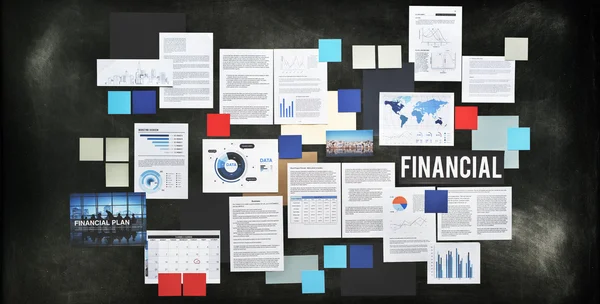 Financiële boekhouding economie — Stockfoto