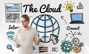 işadamı bulut ile çalışma