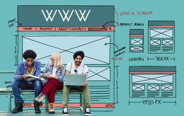 Web sitesi Internet teknoloji kavramı