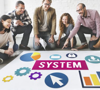 Poster ve sistem çalışma tasarımcılar