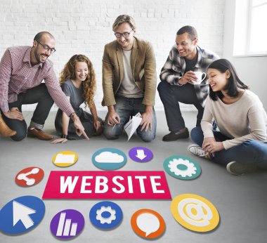 afiş ve Web sitesi çalışma tasarımcılar