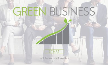 Toplantı ofisinde bekleyen iş adamları