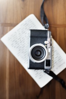 Vintage fotoğraf makinesi konsepti