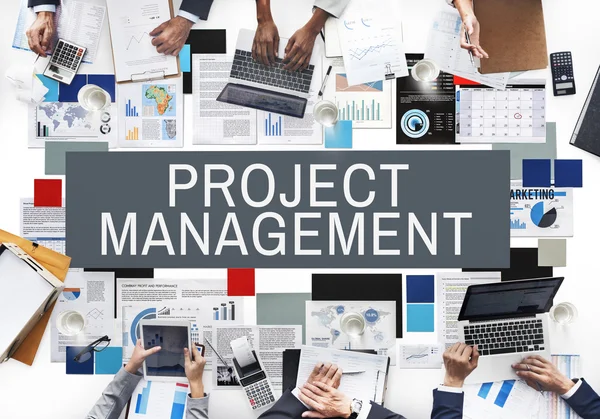 Conceito de gestão de projectos — Fotografia de Stock