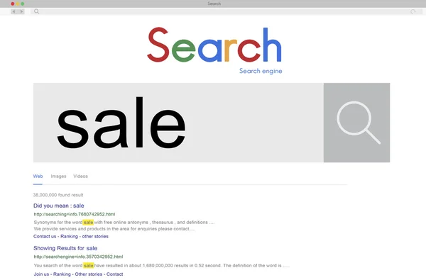 インターネット検索の概念 — ストック写真