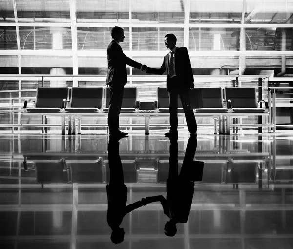 Silhouettes of Business group — Stock Photo, Image