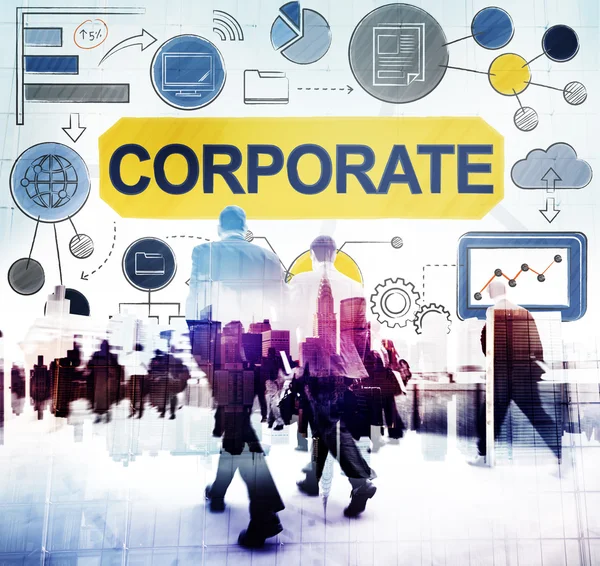 Gente de negocios y concepto corporativo — Foto de Stock