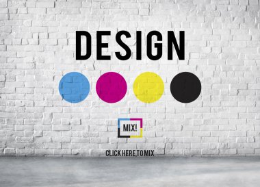 Tasarım grafik yaratıcı planlama kavramı