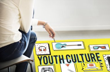 Poster Gençlik Kültür kavramı ile
