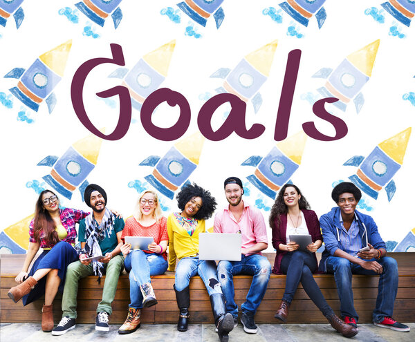 diversity group of people using digital devises 