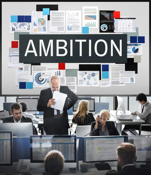 Business workers and ambition — Stock Photo, Image