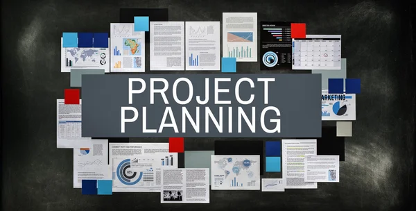 Concepto de estrategia de planificación de proyectos —  Fotos de Stock