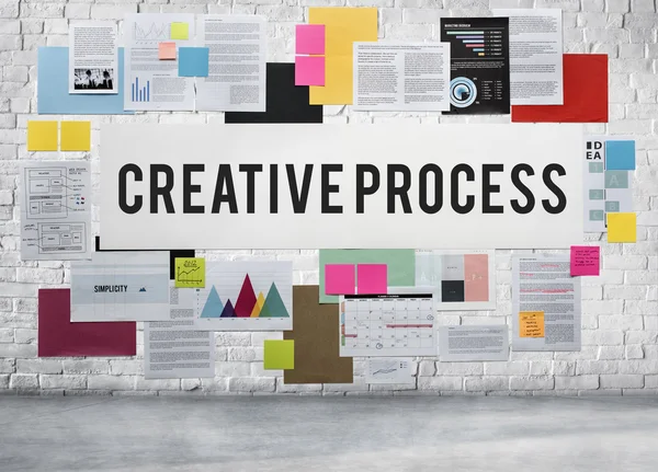 Concepção de Inspiração de Ação de Processo Criativo — Fotografia de Stock