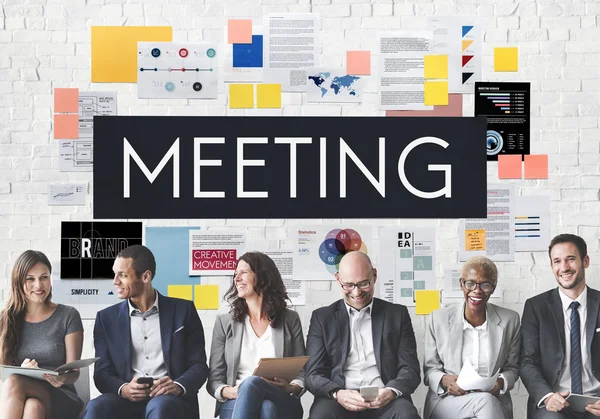 Pertemuan orang bisnis — Stok Foto