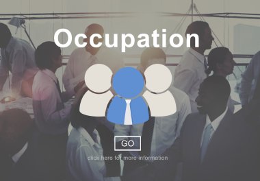 Ofiste çalışan iş adamları 