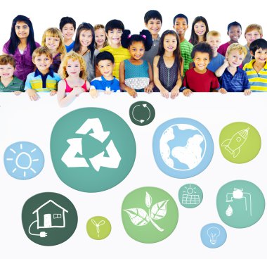 sevimli gülümseyen çocuklar