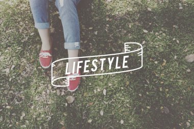 Kadının ayak arka plan üzerinde