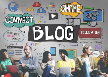 blog ile duvar çeşitlilik arkadaşları