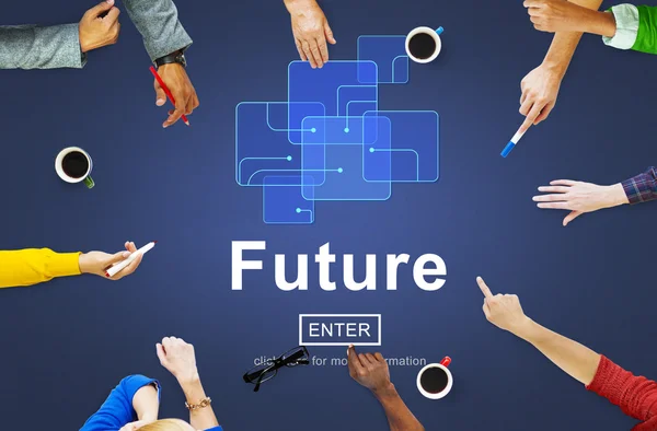 Framtidens teknik, Internet Online koncept — Stockfoto