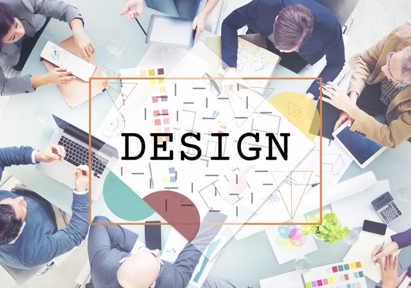 Gruppo di designer Creare design — Foto Stock