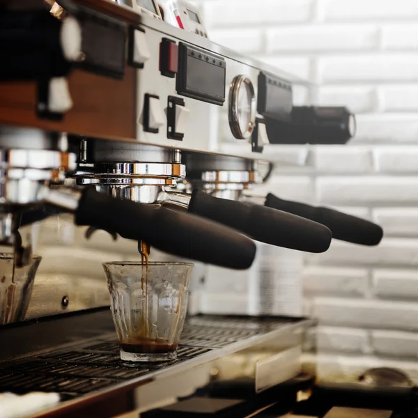 Kahve makinesi konsepti — Stok fotoğraf
