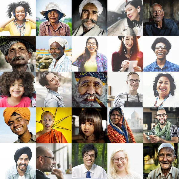 Персоналии: Этническое разнообразие — стоковое фото