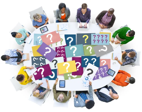 Group of people working together — Stock Photo, Image