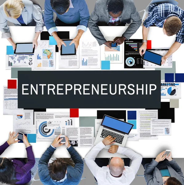 Conceito de Marketing de Negócios e Empreendedorismo — Fotografia de Stock