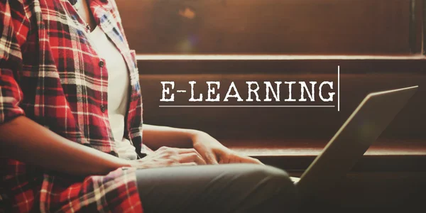 E-Learning Educação Online — Fotografia de Stock
