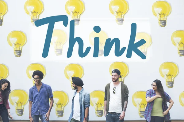 Think Thinking Thoughful Inspiration — Stock Photo, Image