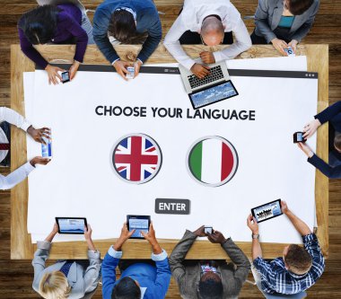 Ofiste çalışan iş ekibi.