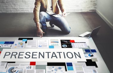 işadamı sunumu ile çalışma