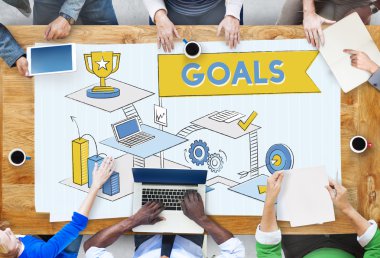 iş adamları masada çalışma grubu   