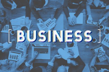 Ofiste çalışan iş ekibi.