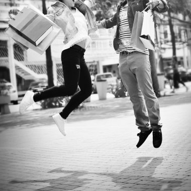 Çift sonra alışveriş gidiyor