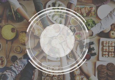 insanlar ve gıda ile odak