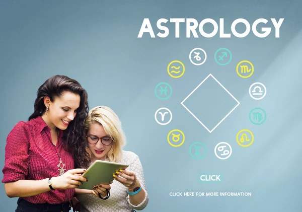 占星術の占い黄道帯 — ストック写真