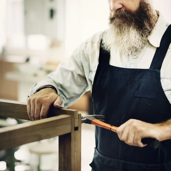 Craftsmanship working with Tools — Stock Photo, Image