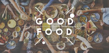 insanlar ve iyi yemek ile gıda