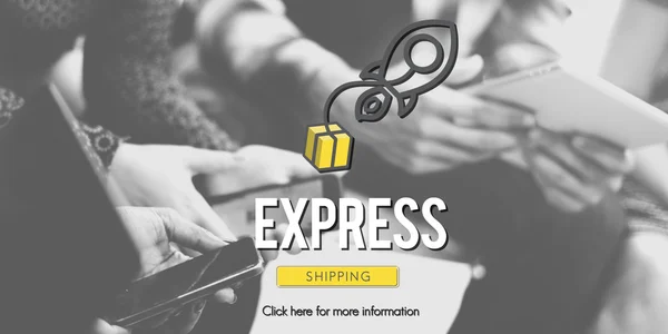 Találkozó és express — Stock Fotó