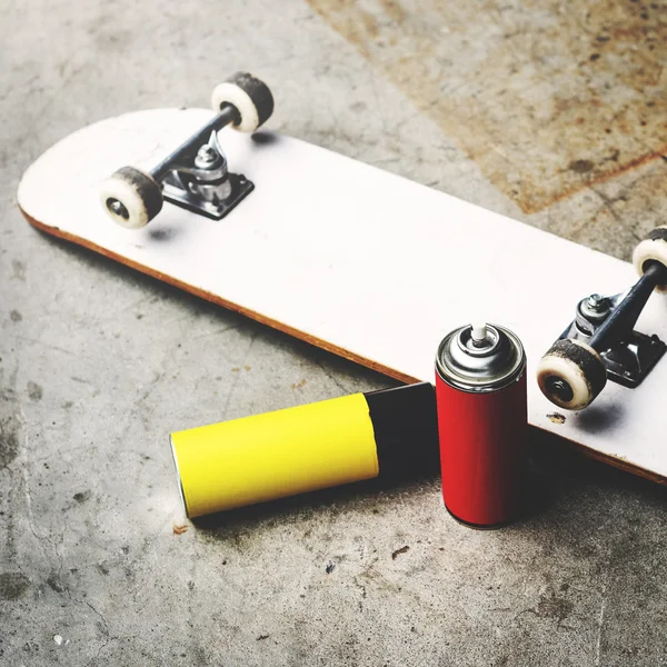 Street Art Skateboard Konzept — Stockfoto