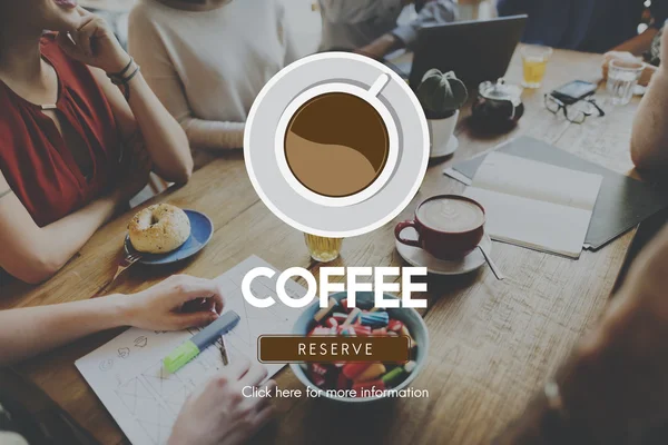 Kaffeepause-Konzept — Stockfoto