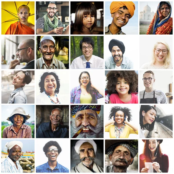 Pessoas com diversidade étnica — Fotografia de Stock