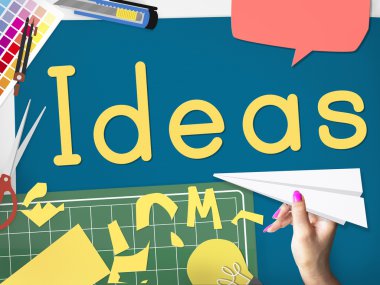 renkli arka plan ile metin