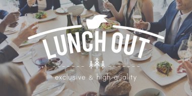 Restoranda iş adamları