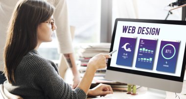 Ofiste çalışan iş ekibi.