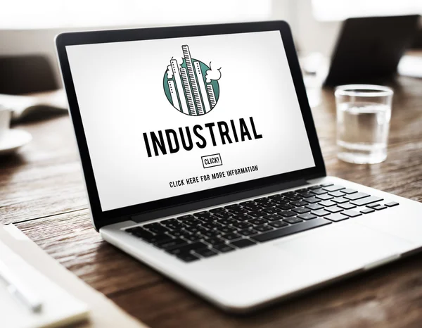 Industriële organisatie fabriek Concept — Stockfoto