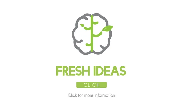 Template with fresh ideas concept — Stock Photo, Image