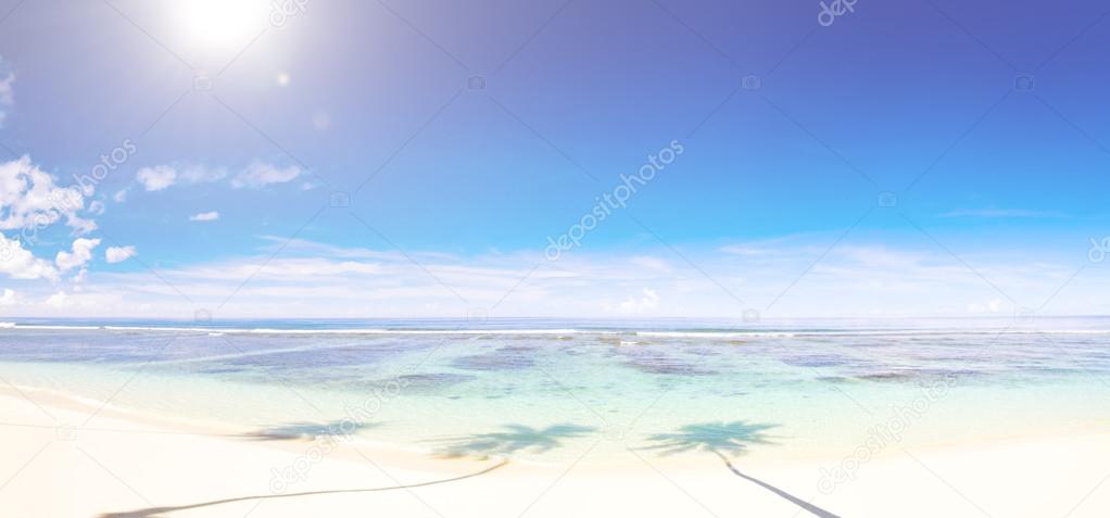 Beautiful panoramic sea scene