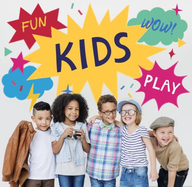 Çocuklar birlikte eğlenin